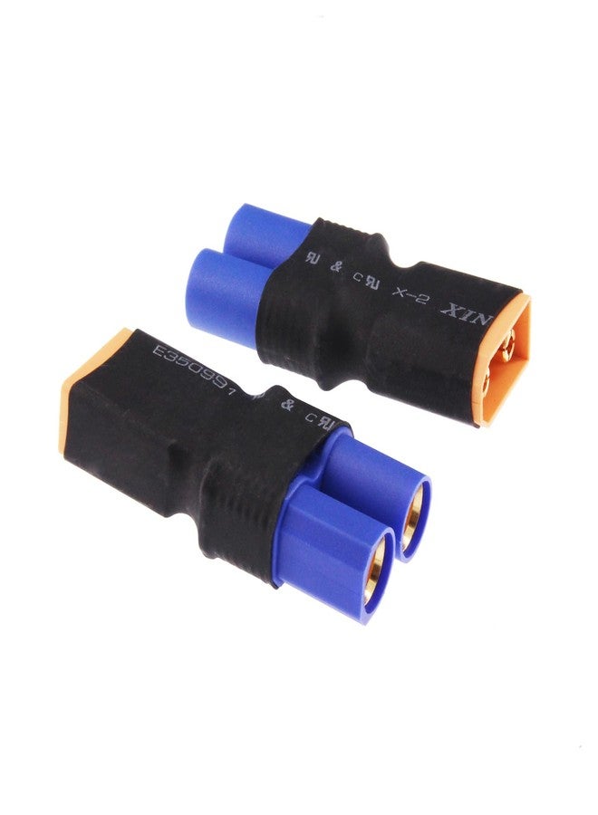 OliRC 2pcs Male XT90 XT-90 to Female EC8 RC Connector Adapter(C181-2) - Image 1